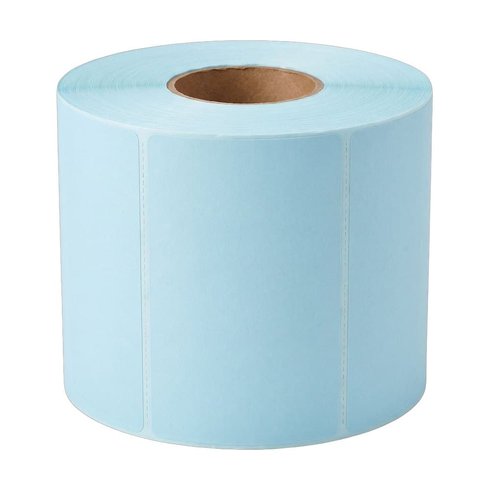 4 x 6 in Pastel Blue Thermal Transfer Labels