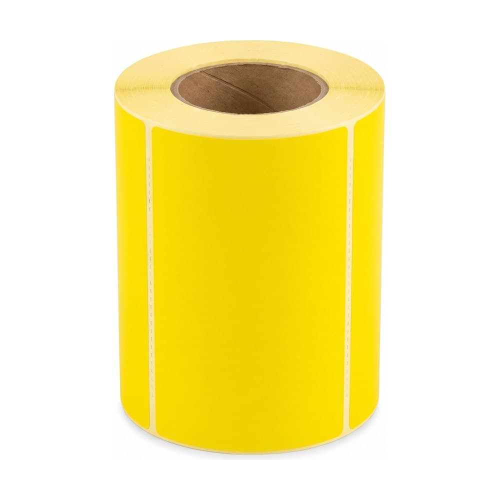 4 x 6 in Yellow Thermal Transfer Labels